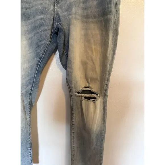 NWT Jordan Craig Sean JM3418 Ice Blue Cotton Denim Jeans Mens 40X32 Distressed - Picture 4 of 13